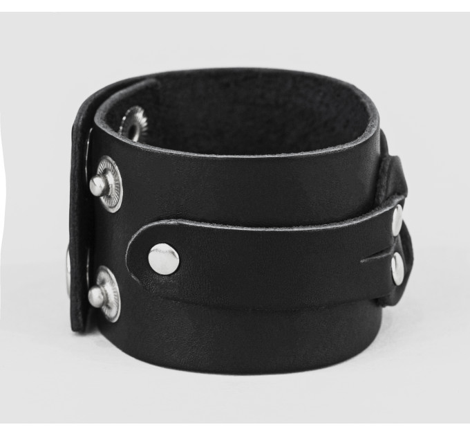 Leather cuff bracelet for men or women, code 3780
