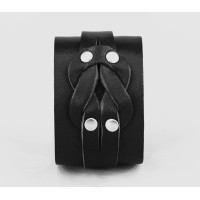 Leather cuff bracelet for men or women, code 3780