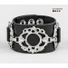 Leather cuff bracelet for men or women, code 3901