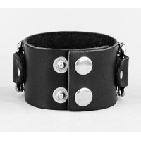 Leather cuff bracelet for men or women, code 3901