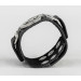 Leather cuff bracelet for men or women, code 3902