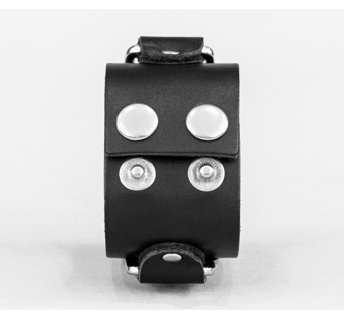 Leather cuff bracelet for men or women, code 3903