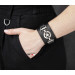 Leather cuff bracelet for men or women, code 3904