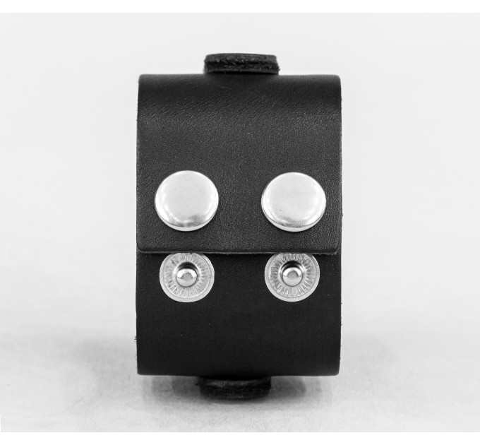 Leather cuff bracelet for men or women, code 3904