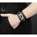 Leather cuff bracelet for men or women, code 3905