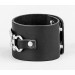 Leather cuff bracelet for men or women, code 3905