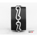 Leather cuff bracelet for men or women, code 3906