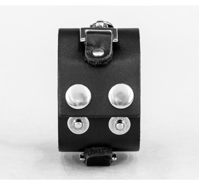 Leather cuff bracelet for men or women, code 3906