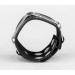 Leather cuff bracelet for men or women, code 3906