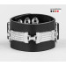 Leather cuff bracelet for men or women, code 3907