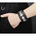 Leather cuff bracelet for men or women, code 3907
