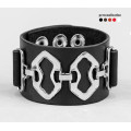 Leather cuff bracelet for men or women, code 3908