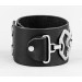 Leather cuff bracelet for men or women, code 3908