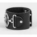 Leather cuff bracelet for men or women, code 3908