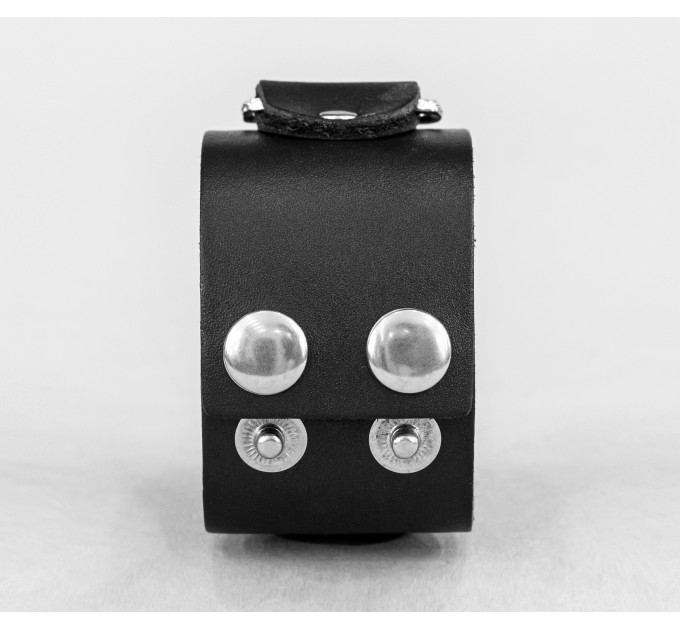 Leather cuff bracelet for men or women, code 3908