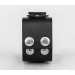 Leather cuff bracelet for men or women, code 3908