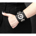 Leather cuff bracelet for men or women, code 3920