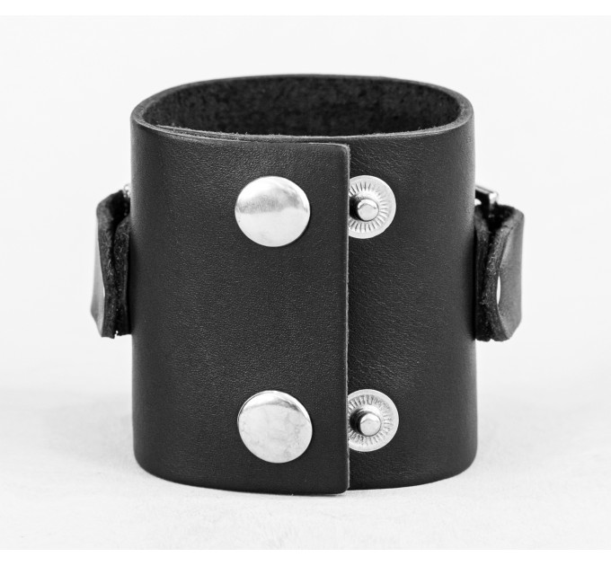 Leather cuff bracelet for men or women, code 3920