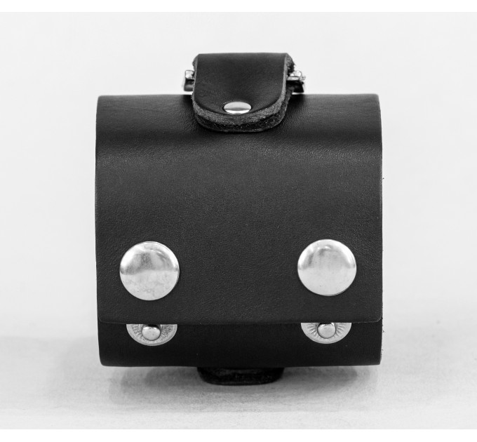 Leather cuff bracelet for men or women, code 3920