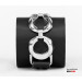 Leather cuff bracelet for men or women, code 3921