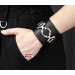 Leather cuff bracelet for men or women, code 3921