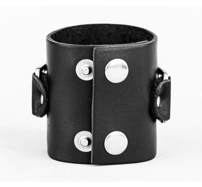 Leather cuff bracelet for men or women, code 3921