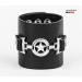 Leather cuff bracelet for men or women, code 3923