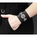 Leather cuff bracelet for men or women, code 3923