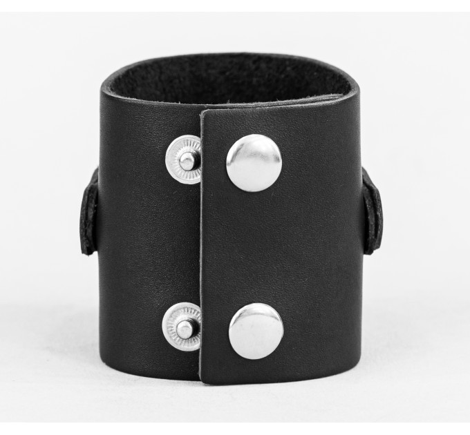 Leather cuff bracelet for men or women, code 3923