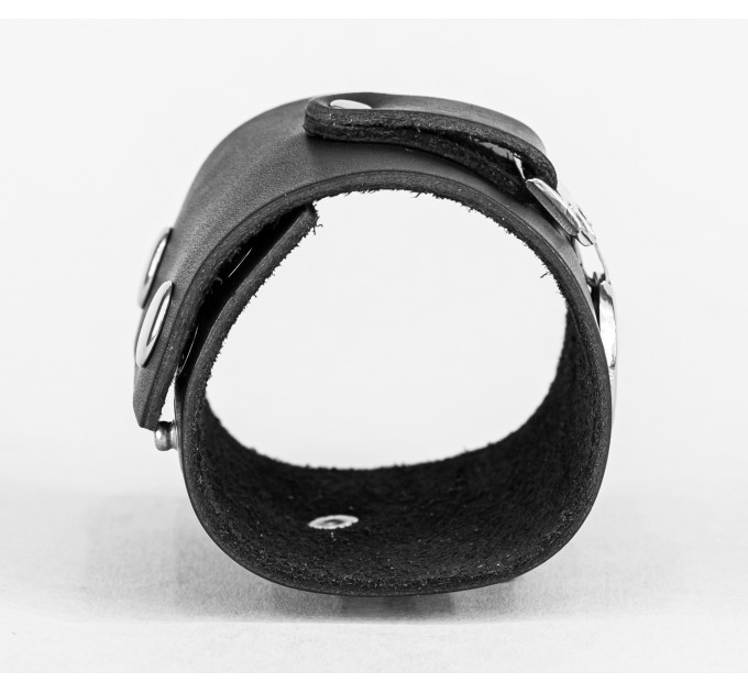 Leather cuff bracelet for men or women, code 3923