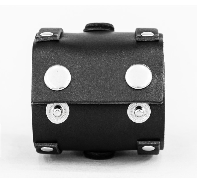 Leather cuff bracelet for men or women, code 3931