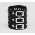 Leather cuff bracelet for men or women, code 4008