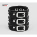 Leather cuff bracelet for men or women, code 4008