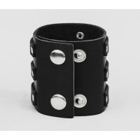 Leather cuff bracelet for men or women, code 4008
