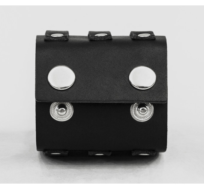 Leather cuff bracelet for men or women, code 4008