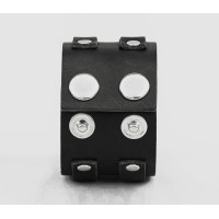 Leather cuff bracelet for men or women, code 4013