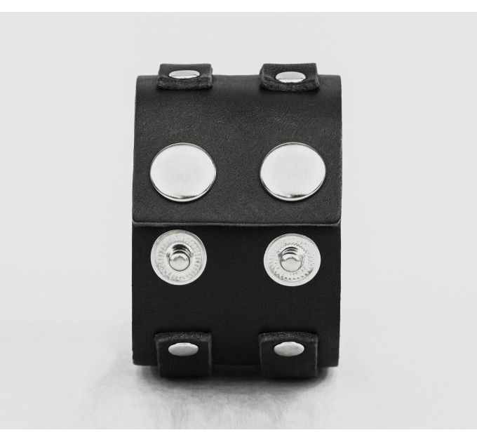 Leather cuff bracelet for men or women, code 4013