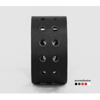 Leather cuff bracelet for men or women, code 4020