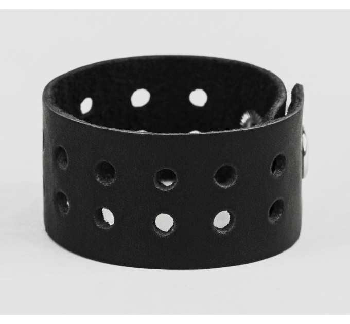 Leather cuff bracelet for men or women, code 4020