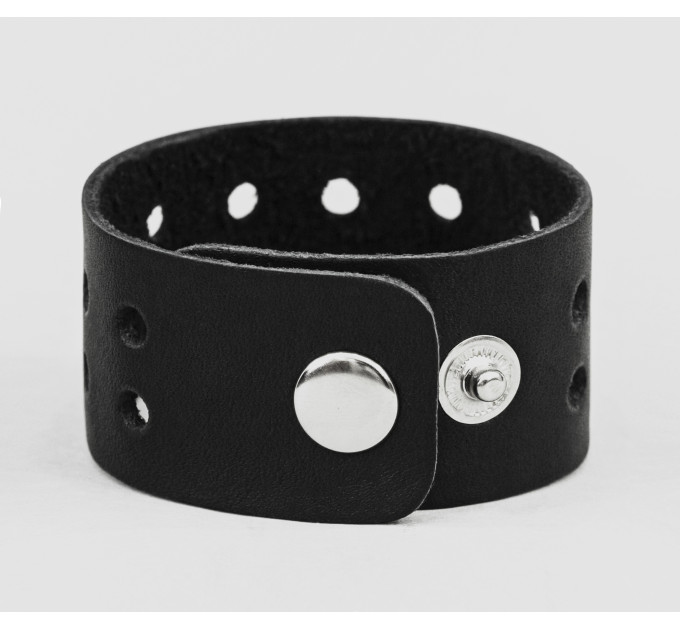 Leather cuff bracelet for men or women, code 4020