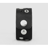 Leather cuff bracelet for men or women, code 4025