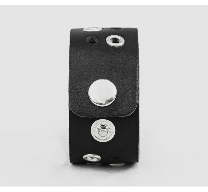 Leather cuff bracelet for men or women, code 4025