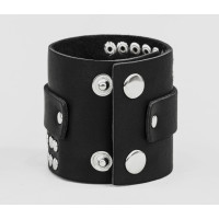 Leather cuff bracelet for men or women, code 4070