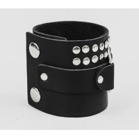 Leather cuff bracelet for men or women, code 4070
