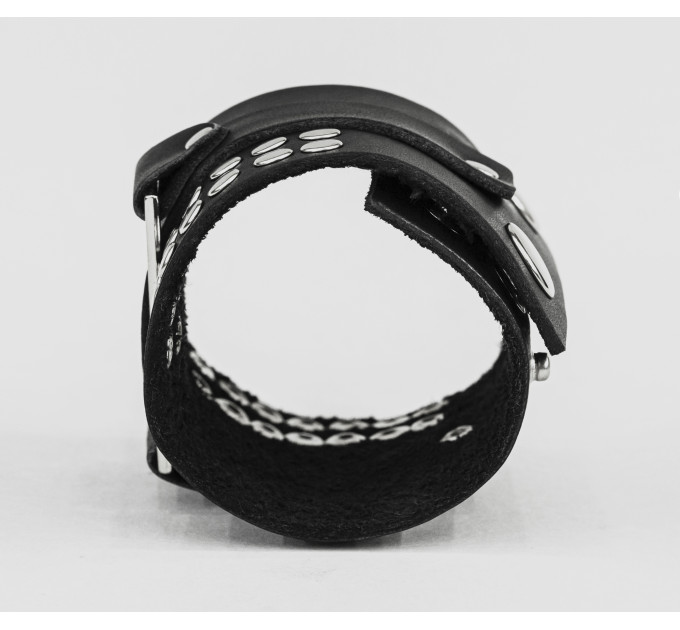 Leather cuff bracelet for men or women, code 4070