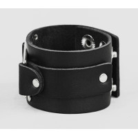 Leather cuff bracelet for men or women, code 4071
