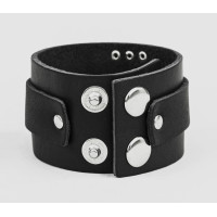 Leather cuff bracelet for men or women, code 4071