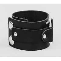 Leather cuff bracelet for men or women, code 4071