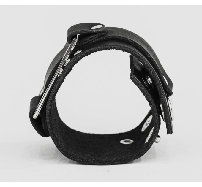 Leather cuff bracelet for men or women, code 4071