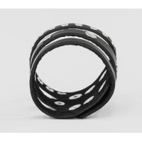 Leather cuff bracelet for men or women, code 4080